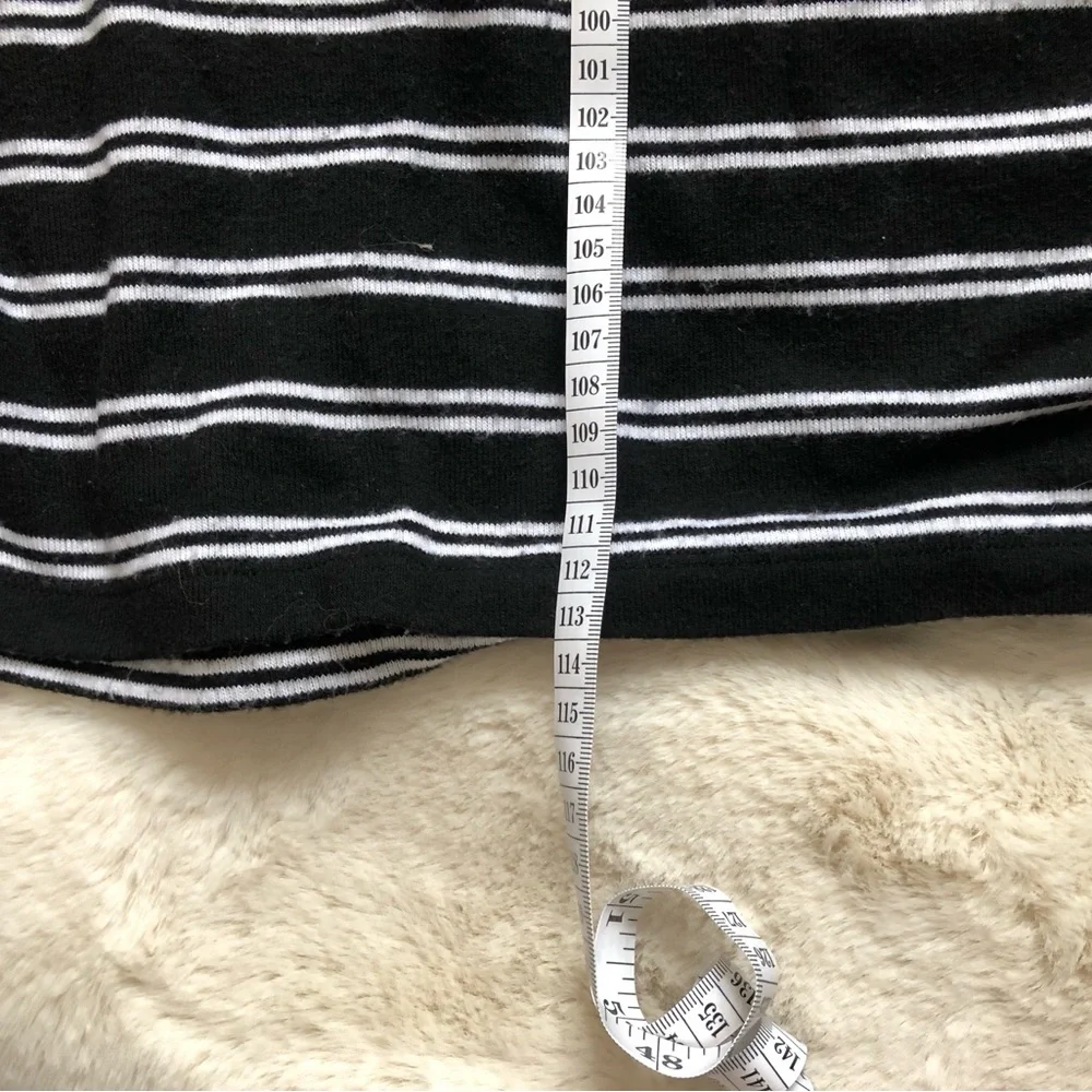 TIME and TRUtm dress midi dress size M black and white color - Picture 8 of 10